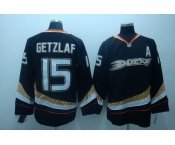 nhl ducks#15 getzlaf  black