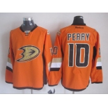 nhl jerseys anaheim ducks #10 perry orange[2014 new stadium]