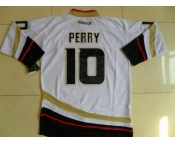 nhl jerseys anaheim ducks #10 perry white 2011 new