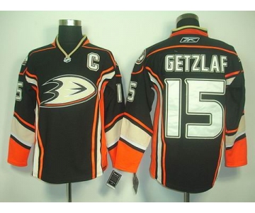 nhl jerseys anaheim ducks #15 getzlaf black[2011 new]