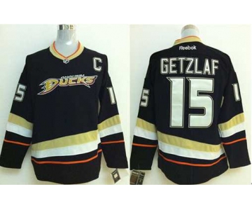 nhl jerseys anaheim ducks #15 getzlaf black[2014 new][patch C]