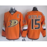 nhl jerseys anaheim ducks #15 getzlaf orange[2014 new stadium][patch C]