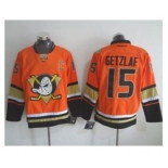 nhl jerseys anaheim ducks #15 getzlaf orange[m&n][patch C]