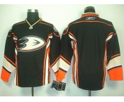 nhl jerseys anaheim ducks blank black[2011 new]