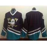 nhl jerseys anaheim ducks blank black[m&n]