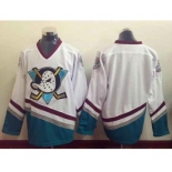 nhl jerseys anaheim ducks blank white[m&n]