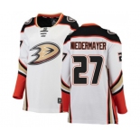 Women Anaheim Ducks #27 Scott Niedermayer Authentic White Away Fanatics Branded Breakaway Hockey Jersey