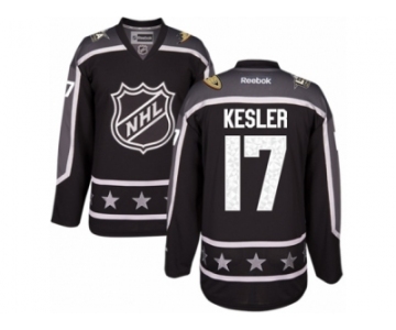 Women's Reebok Anaheim Ducks #17 Ryan Kesler Authentic Black Pacific Division 2017 All-Star NHL Jersey