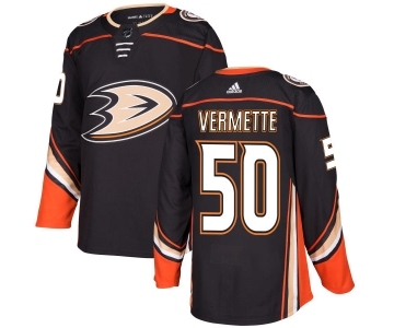 Youth Adidas Anaheim Ducks #50 Antoine Vermette Authentic Black Home NHL Jersey