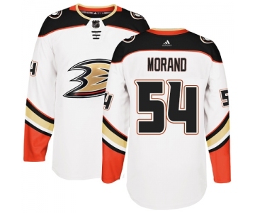 Youth Adidas Anaheim Ducks #54 Antoine Morand Authentic White Away NHL Jersey