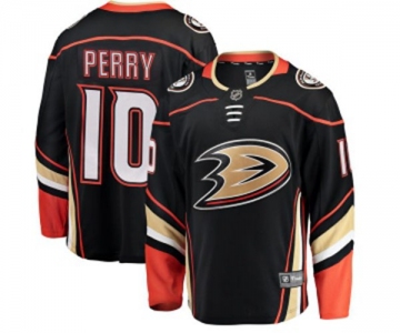 Youth Anaheim Ducks #10 Corey Perry Fanatics Branded Black Home Breakaway Hockey Jersey