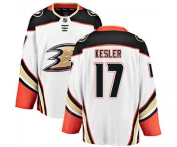 Youth Anaheim Ducks #17 Ryan Kesler Fanatics Branded White Away Breakaway Hockey Jersey