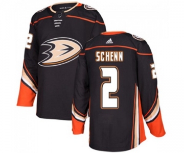 Youth Anaheim Ducks #2 Luke Schenn Authentic Black Home Hockey Jersey