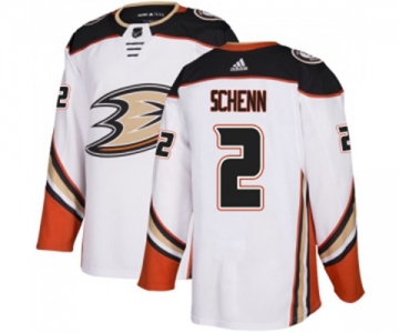 Youth Anaheim Ducks #2 Luke Schenn Authentic White Away Hockey Jersey