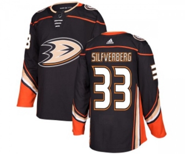 Youth Anaheim Ducks #33 Jakob Silfverberg Authentic Black Home Hockey Jersey