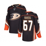 Youth Anaheim Ducks #67 Rickard Rakell Authentic Black Home Hockey Jersey