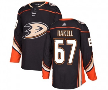 Youth Anaheim Ducks #67 Rickard Rakell Authentic Black Home Hockey Jersey