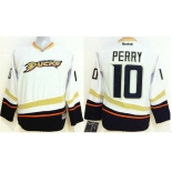 youth nhl jerseys anaheim ducks #10 perry white