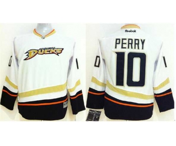 youth nhl jerseys anaheim ducks #10 perry white