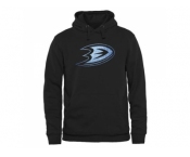 Anaheim Ducks Black Rinkside Pond Hockey Pullover Hoodie