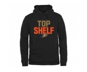 Anaheim Ducks Black Top Shelf Pullover Hoodie