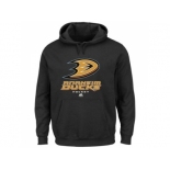 Anaheim Ducks Majestic Black Big & Tall Critical Victory Pullover Hoodie