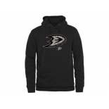 Men's Anaheim Ducks Black Rink Warrior Pullover Hoodie