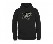 Men's Anaheim Ducks Black Rink Warrior Pullover Hoodie