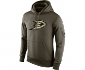 nhl jerseys anaheim ducks nike green salute to service[pullover hooded sweatshirt]