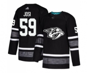 Men's Nashville Predators #59 Roman Josi Authentic Black 2019 All-Star Hockey Jersey