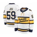 Men's Nashville Predators #59 Roman Josi Fanatics Branded White 2020 Winter Classic Breakaway Hockey Jersey