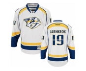 Men's Reebok Nashville Predators #19 Calle Jarnkrok Authentic White Away NHL Jersey