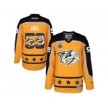 Men's Reebok Nashville Predators #59 Roman Josi Authentic Gold Home 2017 Stanley Cup Final NHL Jersey New Style