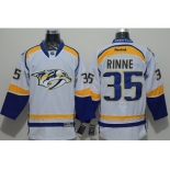 NHL Nashville Predators #35 Pekka Rinne White Jerseys