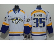 NHL Nashville Predators #35 Pekka Rinne White Jerseys