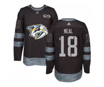 Nashville Predators #18 James Neal Black 1917-2017 100th Anniversary Stitched NHL Jersey