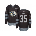 Nashville Predators #35 Pekka Rinne Black 1917-2017 100th Anniversary Stitched NHL Jersey