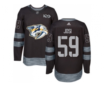 Nashville Predators #59 Roman Josi Black 1917-2017 100th Anniversary Stitched NHL Jersey