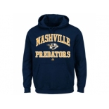 Nashville Predators Majestic Navy Blue Heart & Soul Hoodie