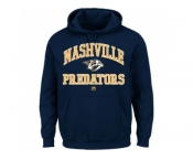 Nashville Predators Majestic Navy Blue Heart & Soul Hoodie