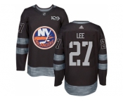 New York Islanders #27 Anders Lee Black 1917-2017 100th Anniversary Stitched NHL Jersey