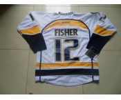 nhl jerseys nashville predators #12 fisher white 2011 new