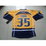 nhl jerseys nashville predators #35 rinne yellow 2011 new