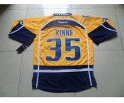 nhl jerseys nashville predators #35 rinne yellow 2011 new