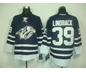 nhl jerseys nashville predators #39 lindback blue[lindback]