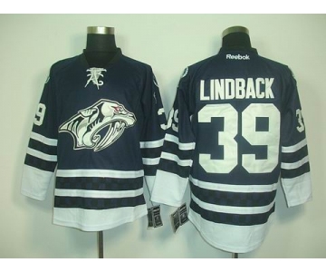 nhl jerseys nashville predators #39 lindback blue[lindback]