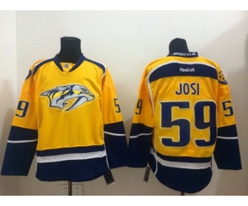 nhl jerseys nashville predators #59 josi blue-yellow