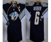 nhl nashville predators#6 weber black(C patch)