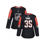 Women Adidas Nashville Predators #35 Pekka Rinne Black 2018 All-Star Central Division Authentic Stitched NHL Jersey