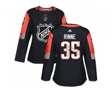 Women Adidas Nashville Predators #35 Pekka Rinne Black 2018 All-Star Central Division Authentic Stitched NHL Jersey